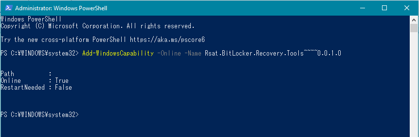 Powershell : 安裝Bitlocker BITLOCKER RECOVERY TOOLS – Neo Insight